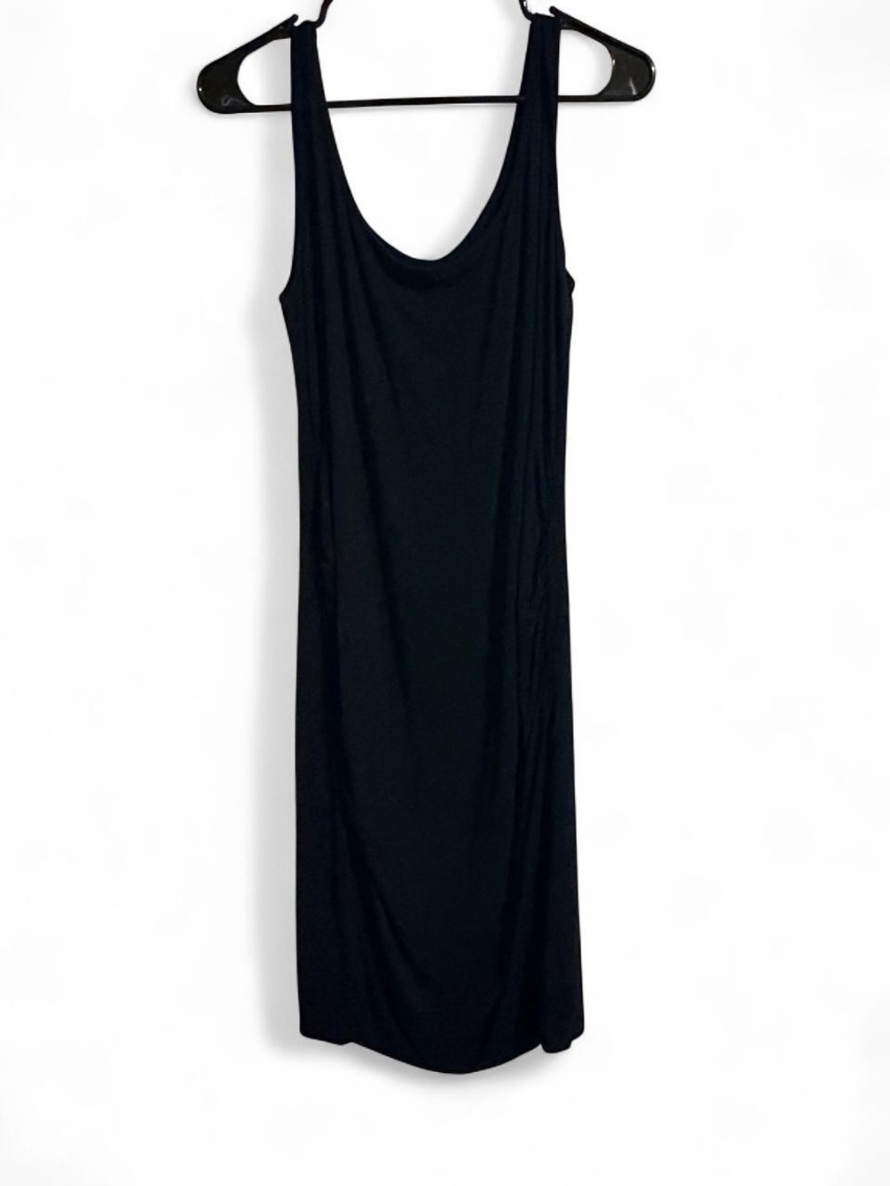 Classic Black Sleeveless Scoop Neck Dress Sz XL